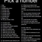 Pick A Number