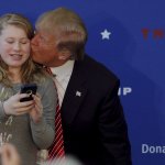 Trump attacking young girl