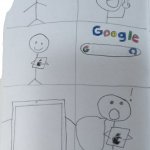 Stick kid searches for belle the Tinkerer in Google