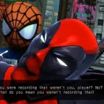 Deadpool MvC3 You were recording that