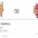 First it was choccy now it's strawberry | VS | image tagged in top 10 anime battles | made w/ Imgflip meme maker