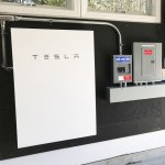 tesla powerwall garage