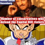 Conservatives defend Capitol Hill rioters