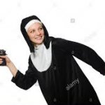 nun with the gun