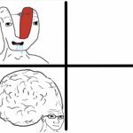 small brain big brain drake meme