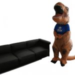 Dinosaur on the Couch
