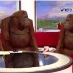Three monkeys meme
