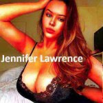 Jennifer Lawrence deep-fried 1