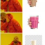 If you like Choccy or Straby milk, Then you'll love Vanla milk | image tagged in drake 3 cases,memes,choccy milk,straby milk,vanilla,milk | made w/ Imgflip meme maker