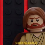 Visible Happiness Obi Wan Kenobi Lego Version