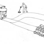 One-Sided Trolley Problem meme