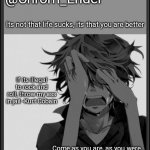 Chrom_Ender announcemet template meme