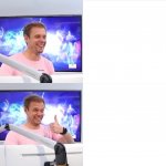 Armin van Buuren meme template (2 Panel V2)