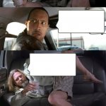 The Rock Driving The Dude meme