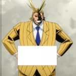 All Might Announcment