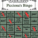 .-. No title | SPEECHLESS- | image tagged in picciona's bingo | made w/ Imgflip meme maker