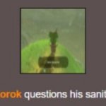 Korok questions his sanity