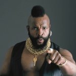Mr T pointing