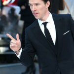 Benedict Cumberbatch finger gun pointing