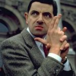 Rowan Atkins- Mr Bean finger gun meme