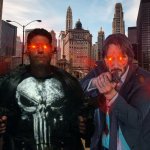 The Punisher and John Wick