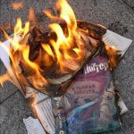 Harry Potter book burning