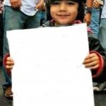 Kid with sign