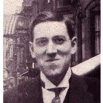 H P Lovecraft smiling