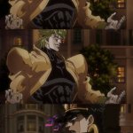 Two deaf people who never learned sign language about to throw down | image tagged in oh you're approaching me,jojo's bizarre adventure,anime,look at the title | made w/ Imgflip meme maker