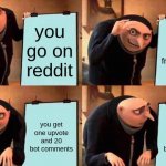 that sub has been taken over lol | image tagged in grus plan evil,memes,fun,reddit,imgflip | made w/ Imgflip meme maker