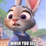 Look What You Did, Judy | THE FACE YOU MAKE; WHEN YOU SEE THE MESS YOU MADE | image tagged in judy hopps looking on,zootopia,judy hopps,the face you make when,funny,memes | made w/ Imgflip meme maker