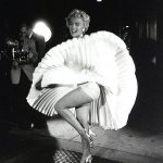 Marilyn Monroe upskirt