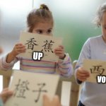 upis votium | UP; VOTE | image tagged in upis votium | made w/ Imgflip meme maker