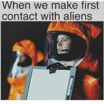 Alien first contact