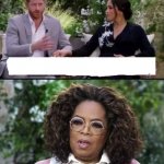 Harry, Meghan and Oprah meme