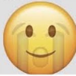 happy and crying emoji
