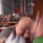 Guy freaking out in court meme