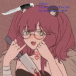 Fallen's knife/oc missi temp meme
