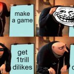 gru's amazing game plan