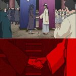 Uchiha and Senju Meme Template