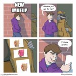 New imgflip | NEW IMGFLIP | image tagged in illegal internet | made w/ Imgflip meme maker