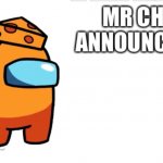 Mr cheese announcement