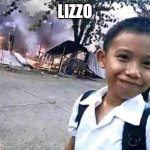 Disaster boy | LIZZO | image tagged in disaster boy | made w/ Imgflip meme maker