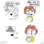 All life is precious | I USE FAKE AFK IN AMONG US | image tagged in all life is precious | made w/ Imgflip meme maker