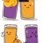 orange/grape juice temp