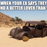 Your Ex's New Love Interest... | WHEN YOUR EX SAYS THEY FOUND A BETTER LOVER THAN YOU | image tagged in ex lover with new love,ex boyfriend,ex girlfriend,funny meme,relationships | made w/ Imgflip meme maker