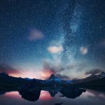 Night sky | ALL THE POSSIBILITIES; AZURE SKIES COUNSELING AND COACHING | image tagged in night sky | made w/ Imgflip meme maker