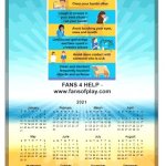FANS 4 HELP Posterized Calendar