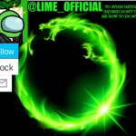 lime announcement template meme
