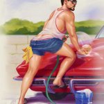 David Talaski-Brown Draws Male Superheroes As Pin-Up Models